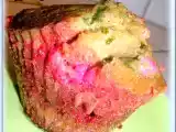 Recette Muffins a la pate de pistache et aux pralines roses