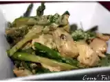 Recette Sauté de poulet aux asperges et origan ...
