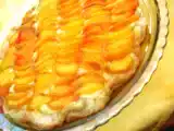 Recette Tarte aux pêches très facile