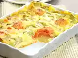 Recette Clafouti à la rhubarbe et amaretti