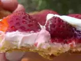 Recette Tarte aux fraises toute simple... juste un peu de mascarpone