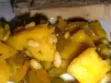Recette Steak de thon et compotée poivron mangue à la vanille