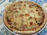 Recette Pizza au boeuf haché et aux oignons