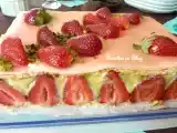 Recette Fraisier pistaches dacquoise aux amandes