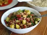 Recette Salade de légumineuses aux courgettes