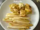 Recette Grillades de poulet a la dijonnaise accompagnees d'asperges