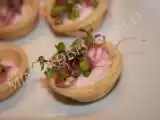 Recette Tartelette pousse et mousse de radis rose