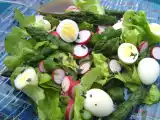 Recette Salade asperges vertes radis