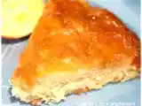 Recette Gâteau renversé moitié breton, moitié normand ... pommes - caramel