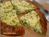 Recette Tarte aux petits pois, feta et menthe