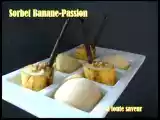 Recette Sorbet banane-passion