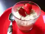 Recette Panacotta vanillée sur lit de fraises au balsamique