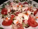 Recette Salade au saumon et surimi