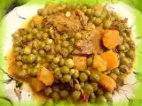Recette Tajine aux petits pois et carottes