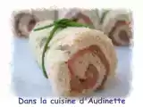 Recette Roulé de pain de mie au saumon