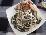 Recette Linguini à l'encre de seiche