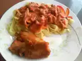 Recette Tagliatelles sauce tomate champignons