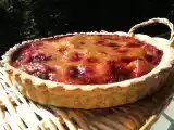 Recette Tarte au pavot bleu - rhubarbe et framboises