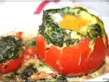 Recette Tomates farcies, epinards et oeuf