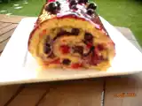 Recette Biscuit roule aux fruits rouges
