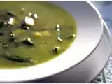 Recette Soupe de courgettes aux épinards