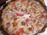 Recette Tarte tomate poulet