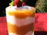 Recette Compotée de rhubarbe et abricot à la chantilly de mascarpone
