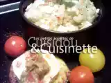 Recette Risotto cremeux aubergine chevre piment d'espelette