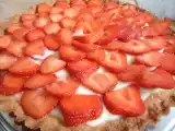 Recette Tarte aux fraises, crème pâtissière au sureau