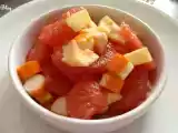 Recette Salade pamplemousse surimi pomme