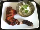 Recette Poulet tandoori et raïta de concombre express (inde)