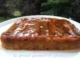 Recette Gâteau renversé à la rhubarbe et aux amandes et tarte