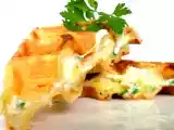 Recette Gaufres salées fourrées aux fromages