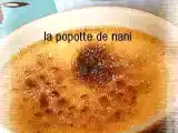 Recette Créme brûlée au lait de coco