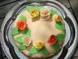 Recette Gâteau d'anniversaire à la couverture de massepain
