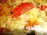 Recette Clafouti courgette, tomate et chèvre