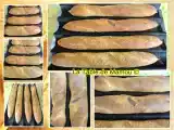 Recette Baguettes à la farine soezie blanc d'antan