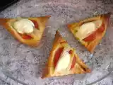 Recette Triangles aux tomates fraîches et asperges