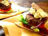 Recette Hamburger avec une sauce au bacon