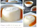 Recette Panna cotta à la noix de coco et coulis d'abricots
