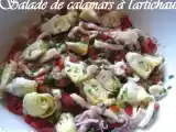Recette Salade de calamars à l'artichaut