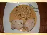 Recette Roti de porc aux pistaches avec sa sauce moutarde