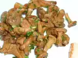 Recette Girolles en persillade