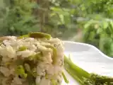 Recette Risotto aux asperges sauvages et aux lardons