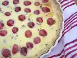 Recette Une tarte aux cerises, chocolat et brousse