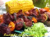 Recette Brochettes de boeuf piquantes à la tomate