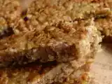 Recette Flapjacks banane- beurre de cacahuètes....