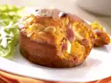 Recette Muffins à la tomate, comté, basilic, lardons