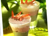 Recette Verrine crabe, crevettes et pamplemousse