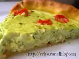 Recette Quiche aux courgettes, tomates cerise et menthe